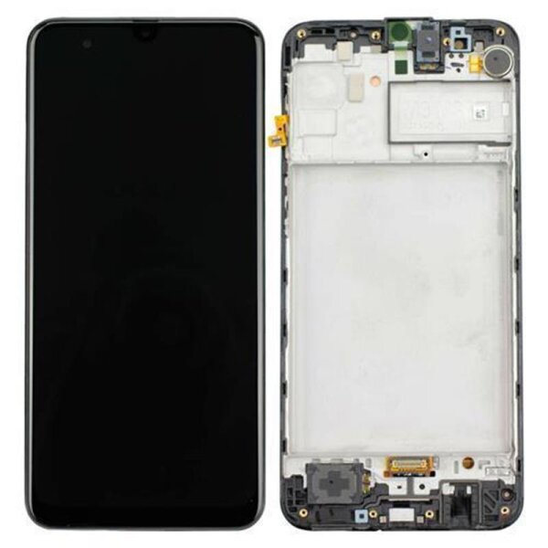 Samsung Galaxy M31 M315F AMOLED Display Touchscreen Bildschirm Rahmen Schwarz