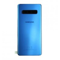 Samsung S10 G973F Akkudeckel Backcover Batterie Deckel Blau