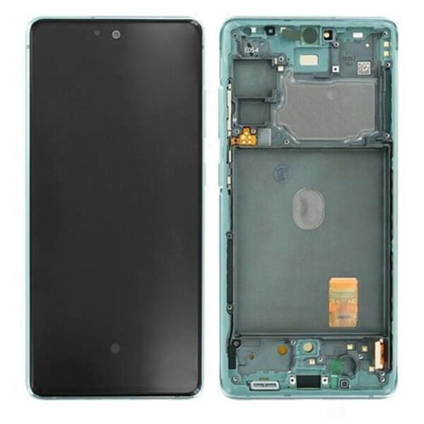 Samsung Galaxy S20 FE G780F AMOLED Display Touchscreen Bildschirm Rahmen Minz Grün