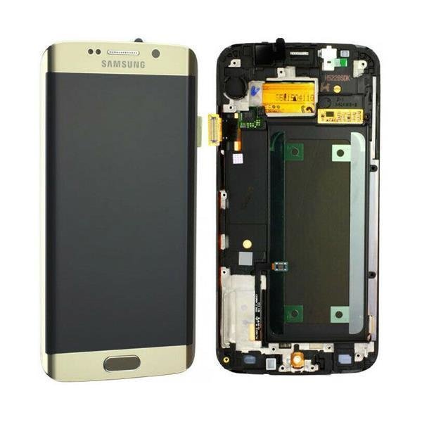 Samsung Galaxy S6 Edge G925F Super Amoled Display Touchscreen Bildschirm Gold