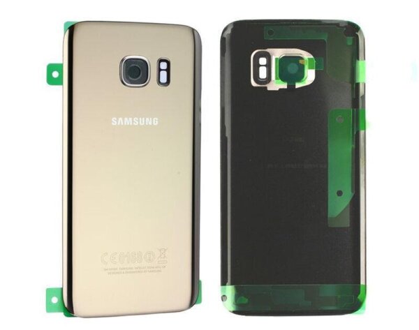 Samsung Galaxy S7 Edge G935F Akkudeckel Backvover Batterie Deckel Gold