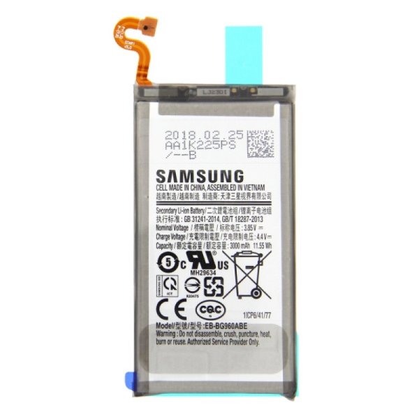 Original Samsung Galaxy S9 G960F Akku Batterie Battery EB-BG960ABE 3000mAh