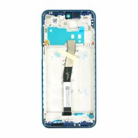 Xiaomi Redmi Note 9S /9 Pro LCD Display Touchscreen Bildschirm Rahmen Aurora Blau