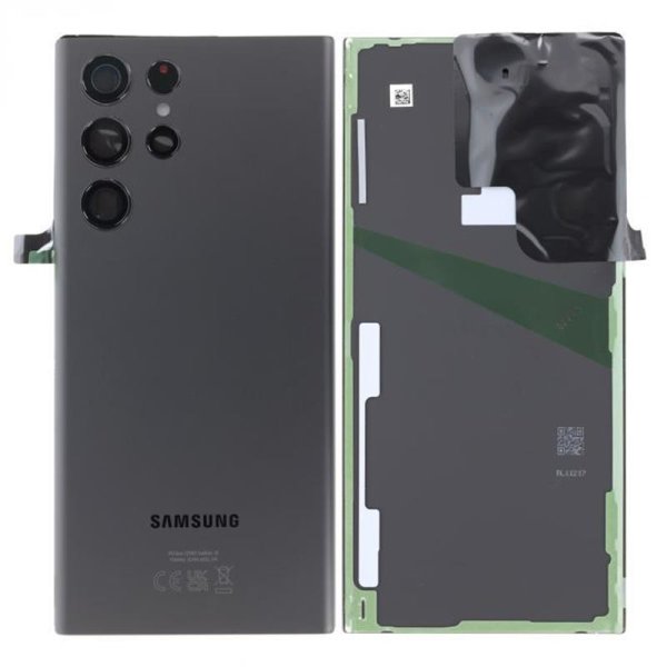 Samsung Galaxy S22 Ultra S908B Akkudeckel Backcover Batterie Deckel Phantom Schwarz