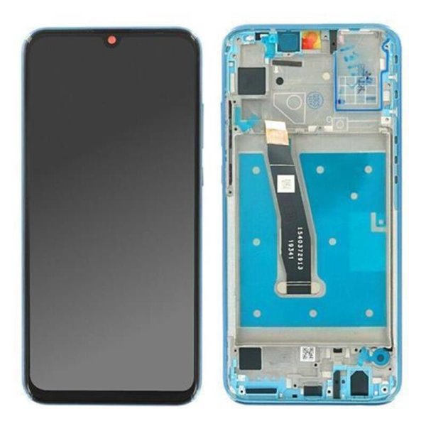 Honor 20 Lite / 10 Lite LCD Display Bildschirm Touchscreen Digitizer Rahmen Phantom Blau