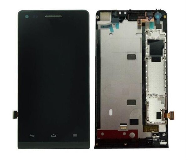 Huawei Ascend G6 LCD Display Touchscreen Bildschirm Rahmen Schwarz