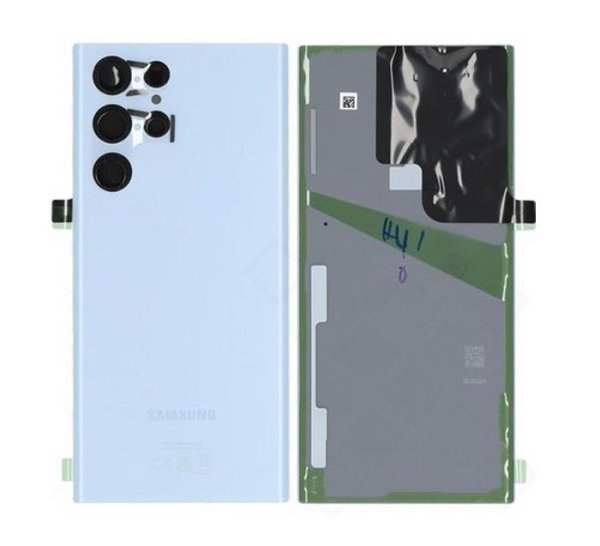 Samsung Galaxy S22 Ultra S908B Akkudeckel Backcover Batterie Deckel Blau