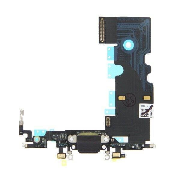 Ladebuchse Dock Connector USB Flex Charging Port Schwarz für iPhone 8