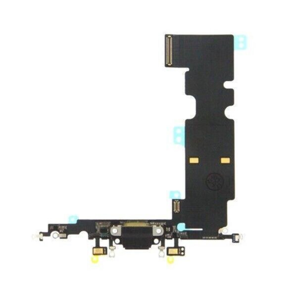 Ladebuchse Mikrofon USB Dock Connector Flex Schwarz für iPhone 8 Plus