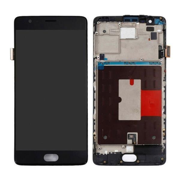 OnePlus 3 A3000 / 3T A3010 LCD Display Touchscreen Bildschirm & Rahmen Schwarz