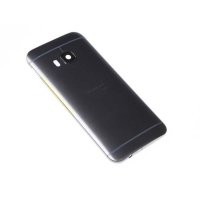 HTC One M9 Akkudeckel Backcover Batterie Deckel Grau Schwarz