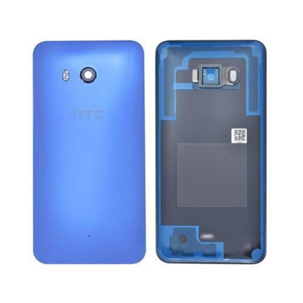 HTC U11 Akkudeckel Backcover Batterie Deckel Blue Silver