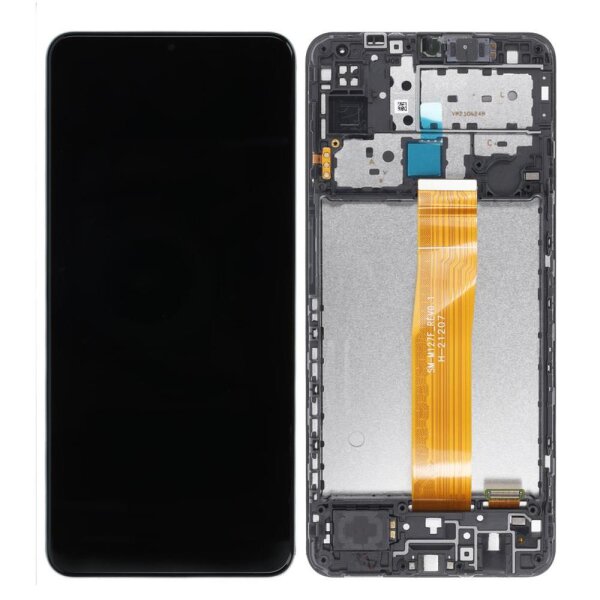 Samsung Galaxy M12 M127F LCD Display Touchscreen Bildschirm Rahmen Schwarz