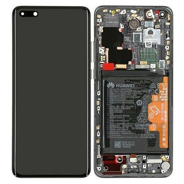 Huawei P40 Pro OLED Display Touchscreen Bildschirm Rahmen Akku Schwarz