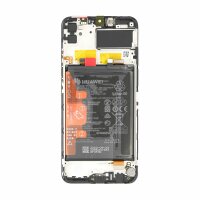 Huawei Y6P / Honor 9A LCD Display Touchscreen Bildschirm Rahmen Akku Schwarz
