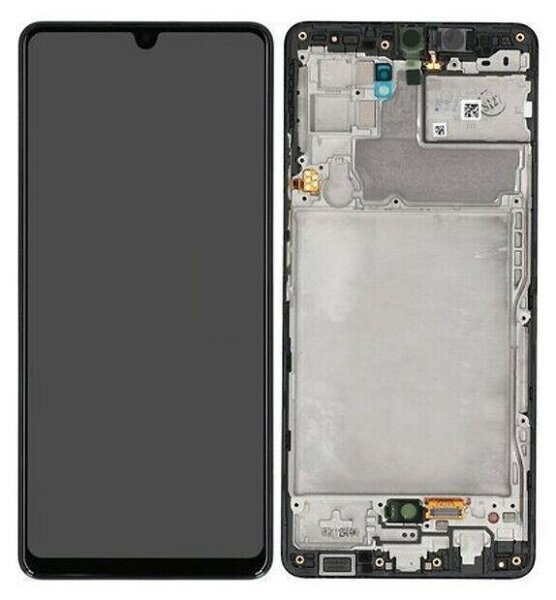 Samsung Galaxy A42 A426B AMOLED Display Touchscreen Bildschirm Rahmen Prism Dot Schwarz