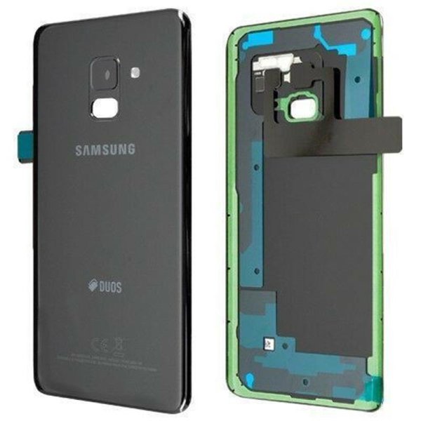 Original Samsung Galaxy A8 A530F 2018 (DUOS) Akkudeckel Deckel Backcover Schwarz