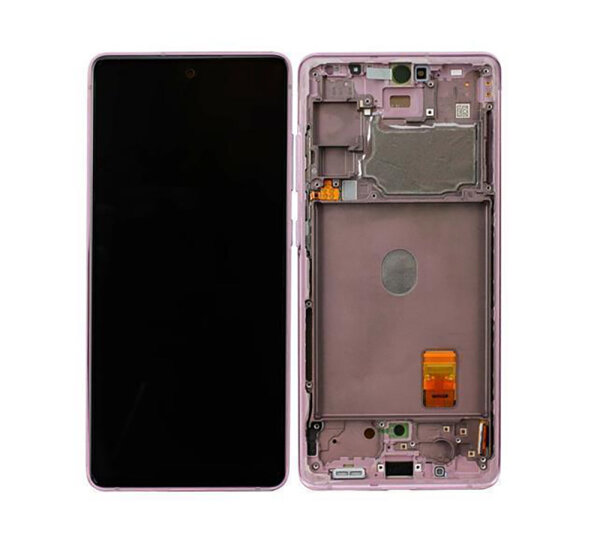Samsung Galaxy S20 FE G780F /G781B AMOLED Display Touchscreen Bildschirm Rahmen Cloud Lavender Lila