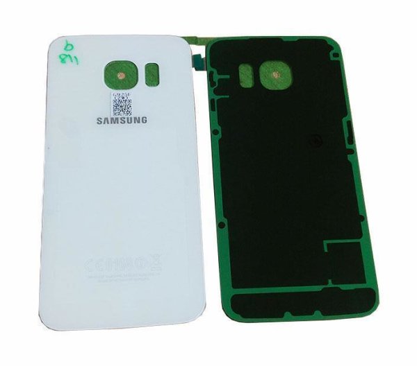 Samsung S6 Edge G925F Akkudeckel Backcover Batterie Deckel  Weiß