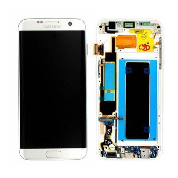 Original Samsung Galaxy S7 Edge G935F LCD Display Digitizer Touchscreen Silber