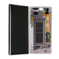 Samsung Note 9 N960F AMOLED Display Touchscreen Bildschirm Rahmen Lavender Lila
