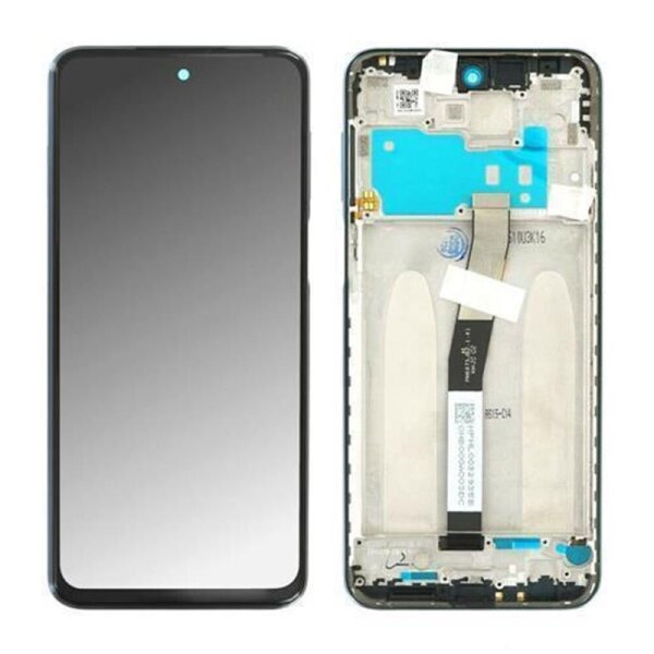 Xiaomi Redmi Note 9S /9 Pro LCD Display Touchscreen Bildschirm Rahmen Interstellar Grau