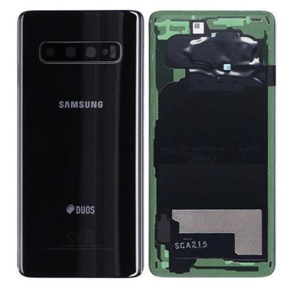 Samsung Galaxy S10 G973F/DS DUOS Akkudeckel Backcover Battery Cover Prism Schwarz