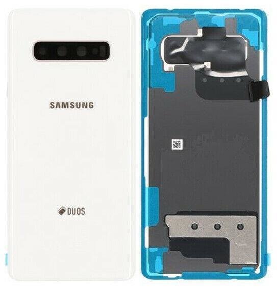 Samsung S10+ G975F DUOS Akkudeckel Backcover Batterie Deckel Weiß