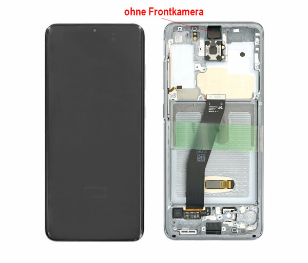 Samsung Galaxy S20 G980F 5G G981B Amoled Display Touchscreen Bildschirm Rahmen (ohne Front Kamera) Cosmic Grau