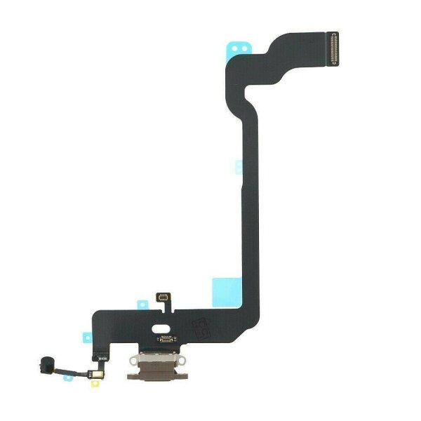 Ladebuchse Mikrofon USB Lightning Dock Connector Flex Gold für iPhone XS