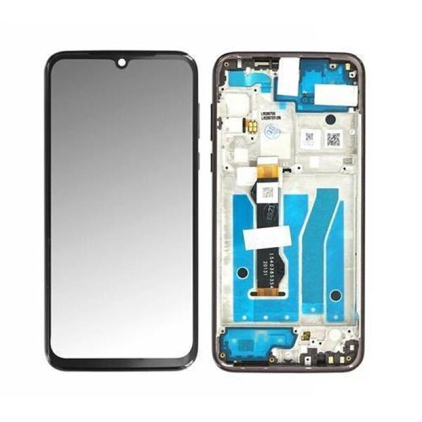 Motorola Moto G8 Plus XT2019 LCD Display Touchscreen Bildschirm Rahmen Navy Blau