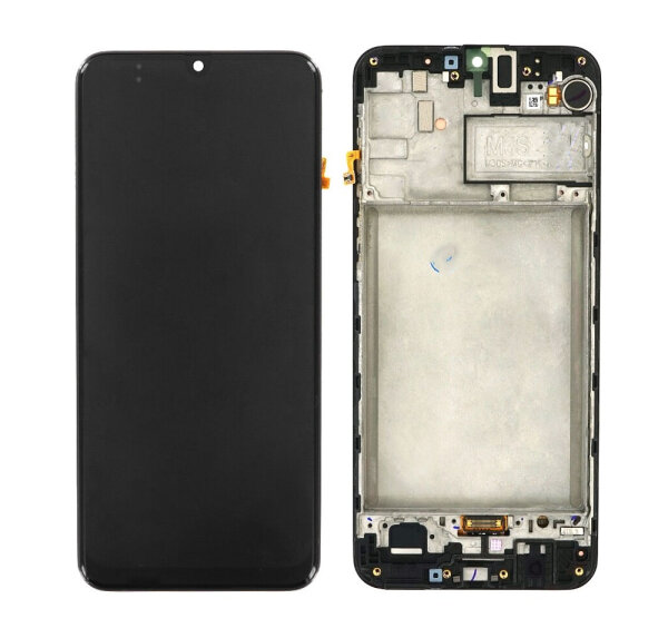 Samsung Galaxy M30s M307F /M21 M215F Display Touchscreen Bildschirm Rahmen Schwarz