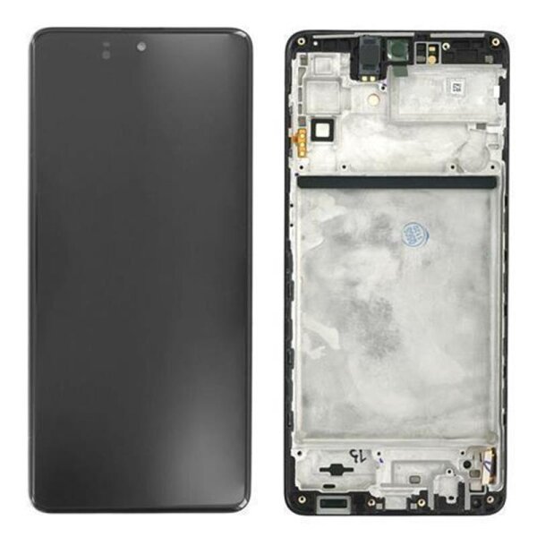 Samsung Galaxy M51 M515F Super AMOLED Display Touchscreen Bildschirm Rahmen Schwarz