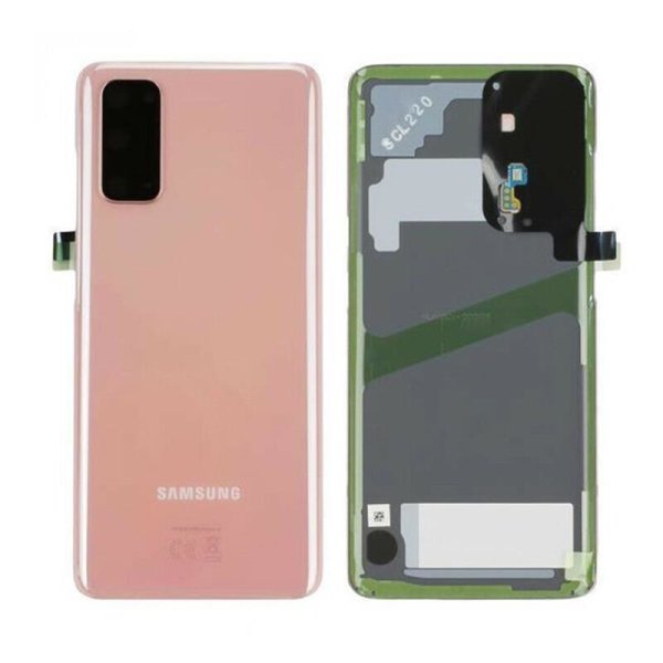 Samsung Galaxy S20 G980F 4G G981B 5G Akkudeckel Backcover Batterie Deckel Pink