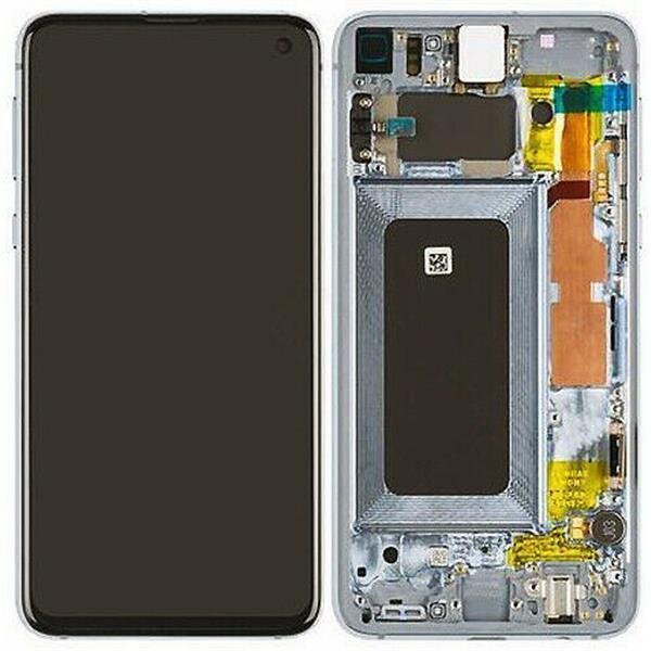 Samsung Galaxy S10e G970F Super AMOLED Display Touchscreen Bildschirm Rahmen Blau