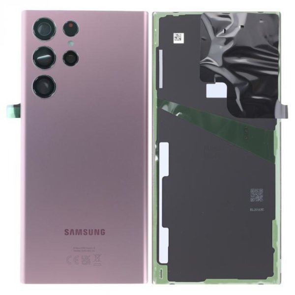 Samsung Galaxy S22 Ultra S908B Akkudeckel Backcover Batterie Deckel Burgundy