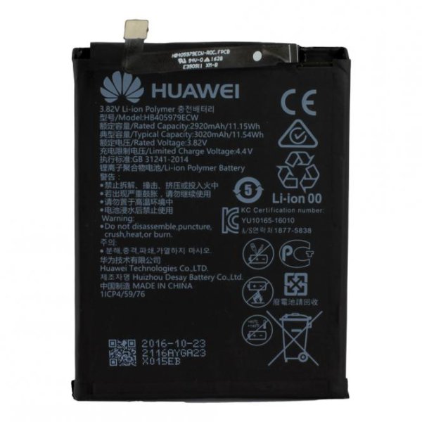 Huawei Nova / Y5 2017 / Y6 Pro / Honor 6A / 6C Akku Batterie 3020 mAh HB405979ECW