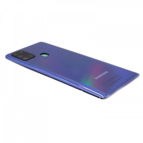 Samsung Galaxy A21s A217F Akkudeckel Backcover Batterie Deckel Blau OEM