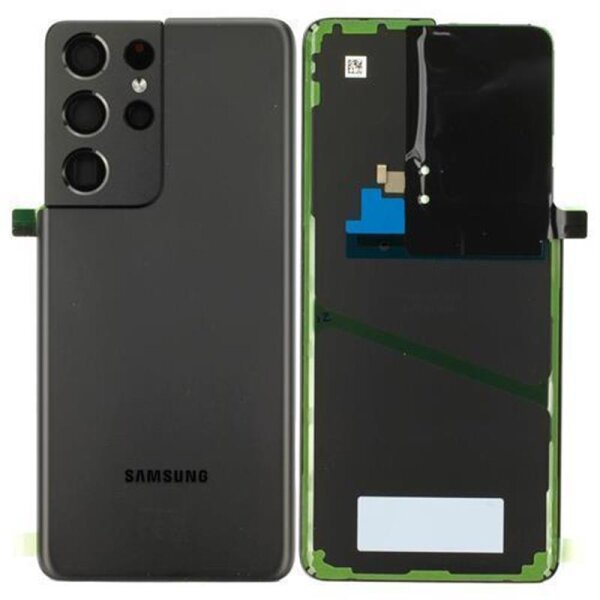 Samsung Galaxy S21 Ultra G998B Akkudeckel Backcover Batterie Deckel Schwarz OEM