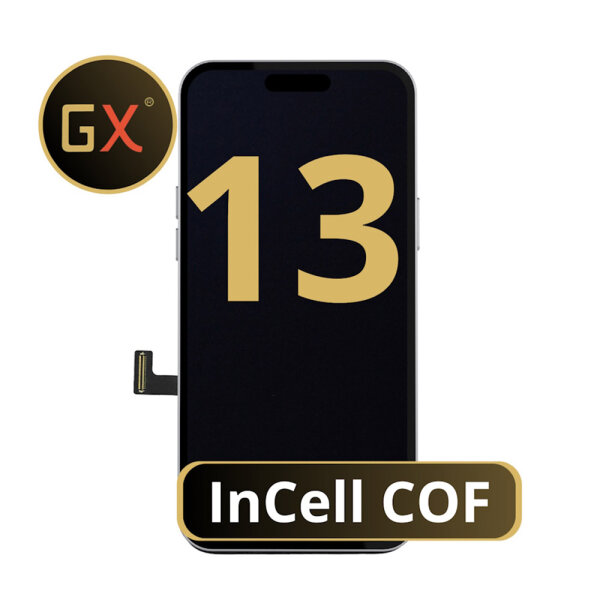GX InCell Display Touchscreen Bildschirm Schwarz für iPhone 13