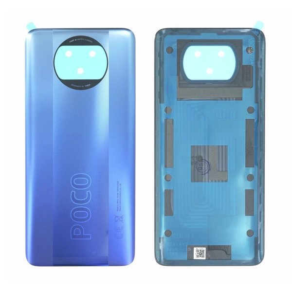 Xiaomi Poco X3 Pro Akkudeckel Backcover Batterie Deckel Gehäuse & Klebestreifen frost Blau