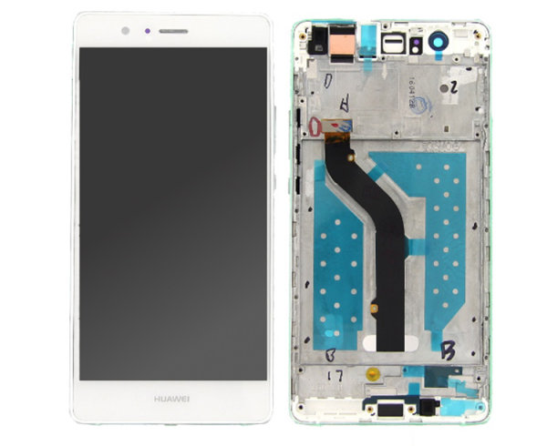 Huawei P9 Lite LCD Display Touchscreen Bildschirm Rahmen Weiß