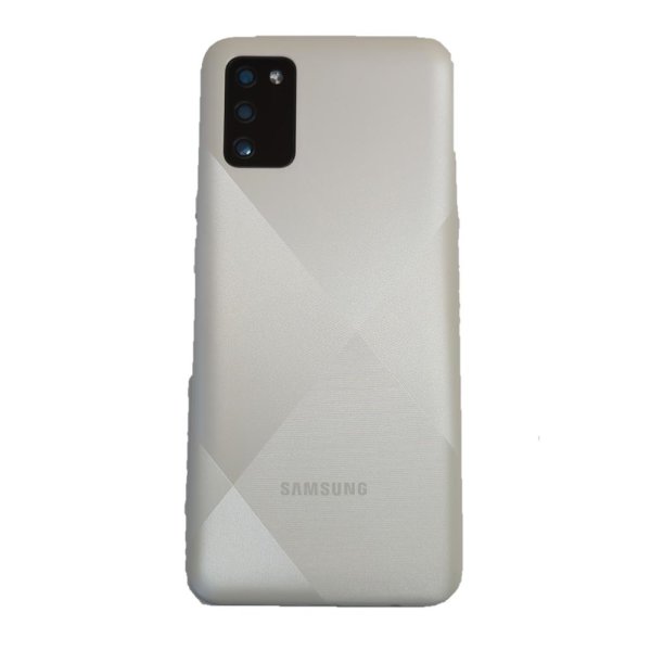 Samsung Galaxy A02s A025F Akkudeckel Backcover Abdeckung Cover Rückseite in Weiß