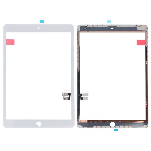 Touchscreen Glas Digitizer inkl. Klebestreifen Weiß für iPad 2021 10.2  9. Generation
