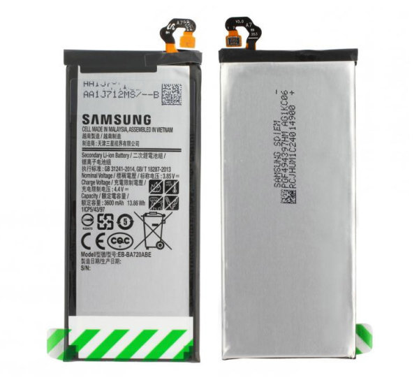Samsung Galaxy J7 2017 J730F / A7 2017 A720F Akku Batterie 3600mAh EB-BA720ABE