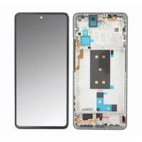 Xiaomi 11T AMOLED Display Touchscreen Bildschirm Rahmen Silber Weiß