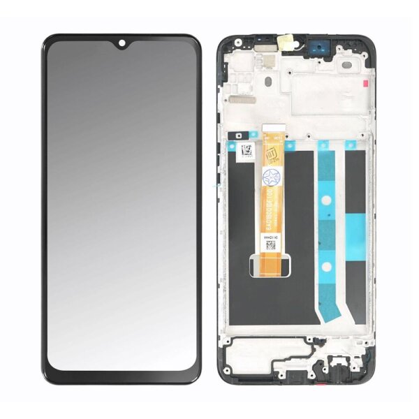 Oppo A15 / A15s LCD Display Touchscreen Bildschirm Rahmen Schwarz - OEM