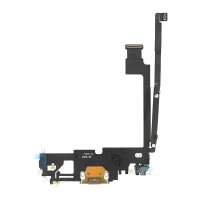 Ladebuchse USB Dock Connector Microfon Flex Gold für iPhone 12 Pro Max
