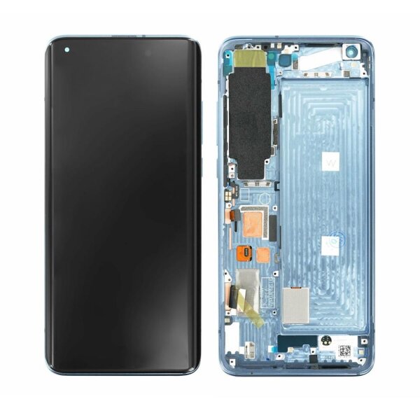 Xiaomi Mi 10 5G / Mi 10 Pro 5G (C-Version) LCD Display Touchscreen Bildschirm Rahmen Twilight Grau - OEM