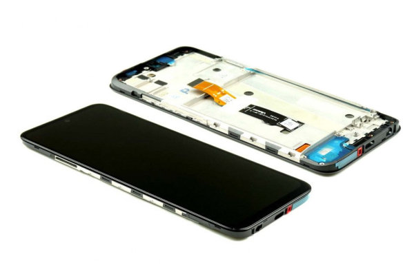 Motorola Moto G71 5G XT2169 AMOLED Display Touchscreen Bildschirm Rahmen Schwarz